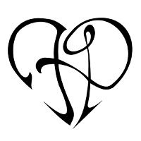 F+P heart tattoo photo