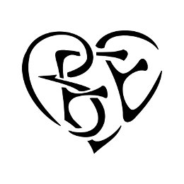 B+E+E heart tattoo photo