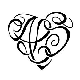 A+L+S heart tattoo photo