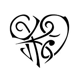 Y+K+I heart tattoo