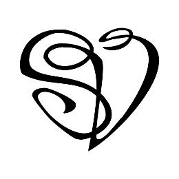 S+V heart tattoo