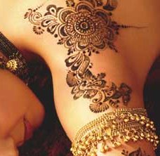 Henna tips tattoo photo