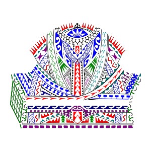 Polynesian Samoan halfsleeve tattoo