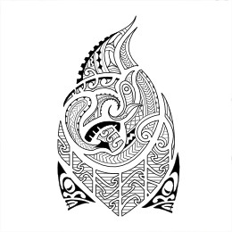 Taniwha tattoo