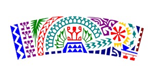 Polynesian style ankle band tattoo