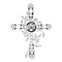 Hawaiian cross tattoo