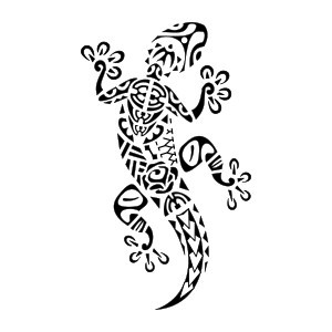 Rose gecko tattoo: Family