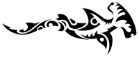 Hammerhead shark tattoo