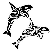 Killer whale tattoo