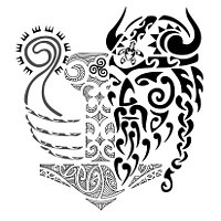 Maori Viking tattoo