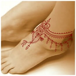 Mehndi ankleband tattoo photo