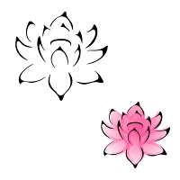 Lotus flower tattoo photo