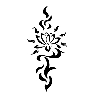 Lotus fire tattoo