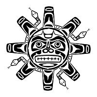 Haida Sun tattoo