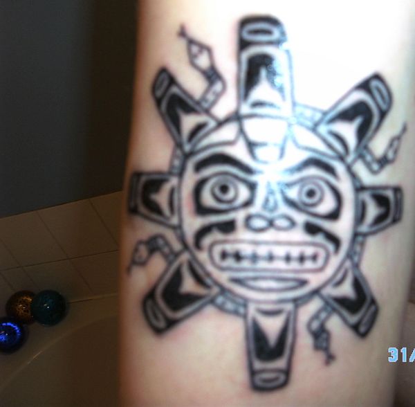 Adam - Haida sun tattoo photo