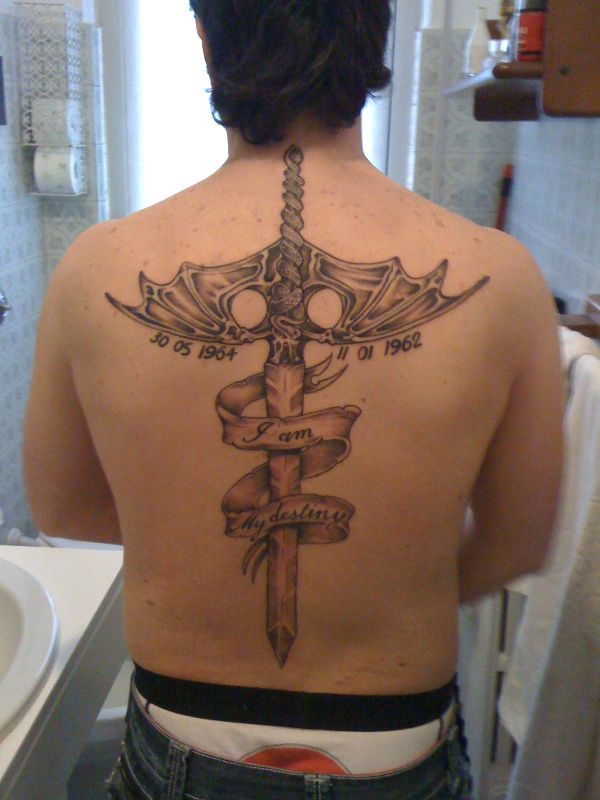 Aldo - Sword tattoo