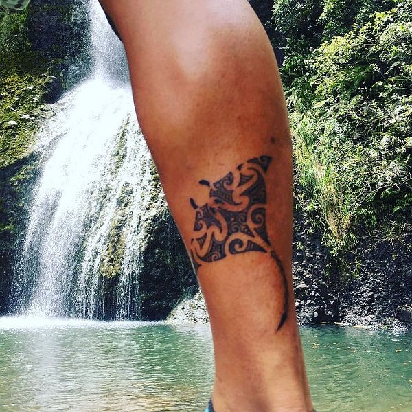 Anderson - Maori manta tattoo