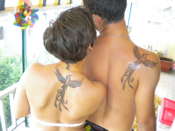 Cesare & Fabiana - Phoenix tattoo