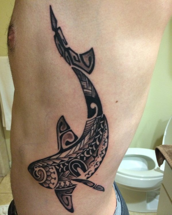 Charlie - Shark tattoo