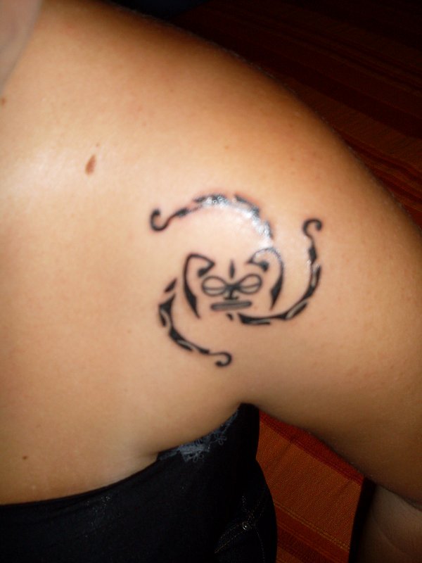 Desiree - Maori trinacria tattoo photo