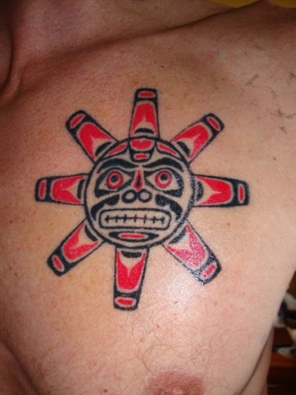 Erwin - Haida sun tattoo photo