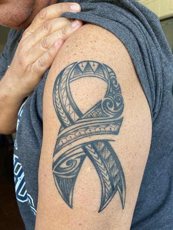 Esteban - Cancer survivor tattoo photo