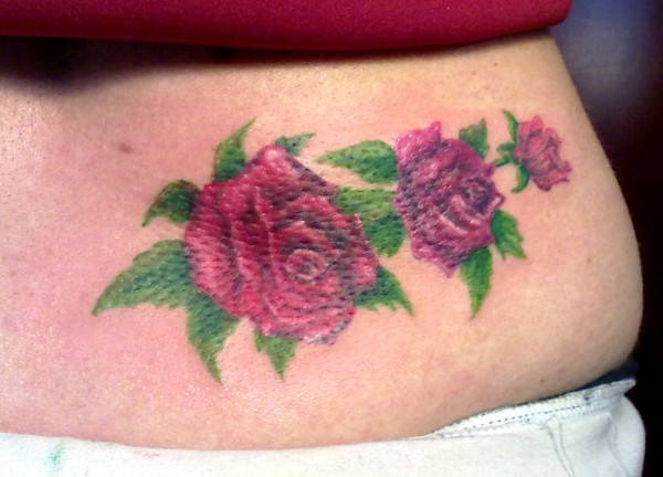 Evil Zone - Red roses tattoo