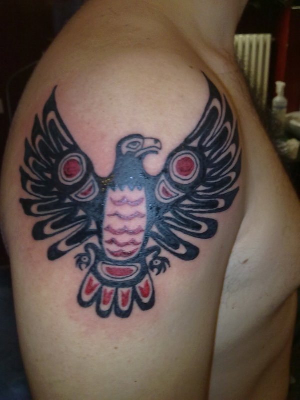 Evilzone - Haida eagle tattoo photo