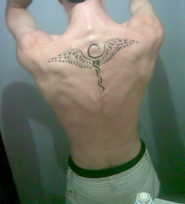 Giordano - Winged Ankh tattoo