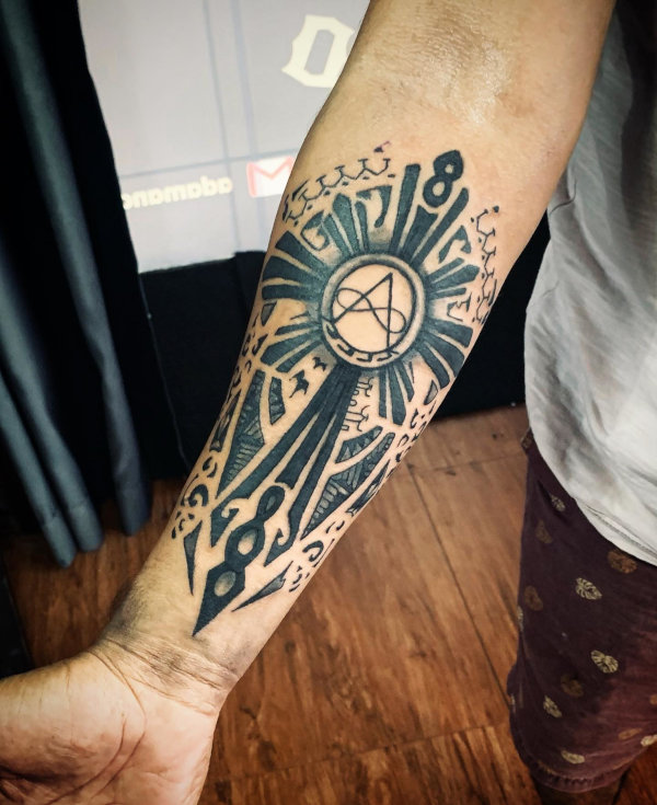 Guest - Filipino sun turtle tattoo photo