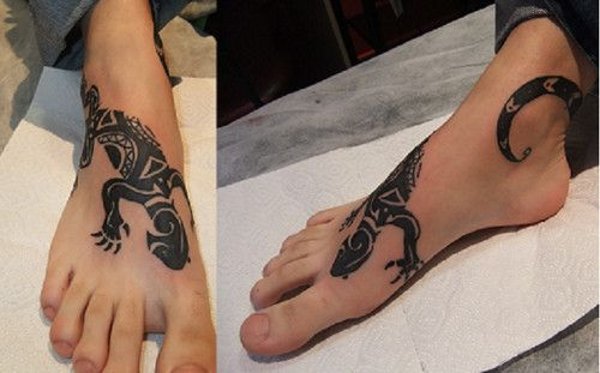 Guest - Lizard on foot tattoo photo