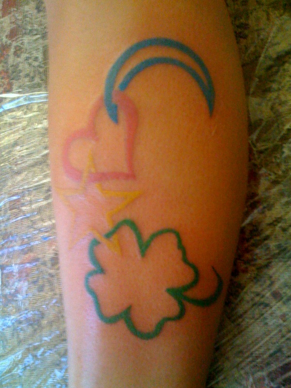 Heather - Lucky charm tattoo photo