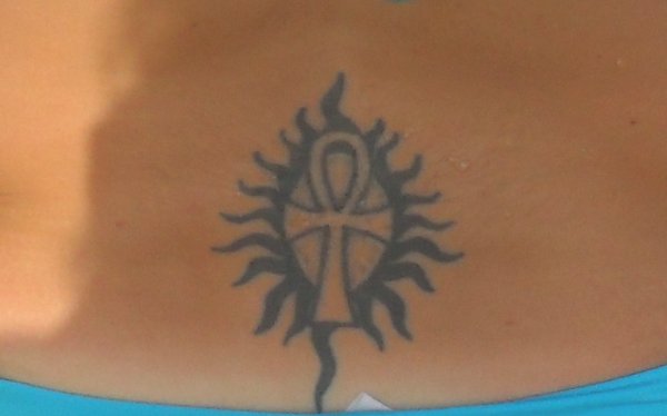 Ivonne - Sun Ankh tattoo photo