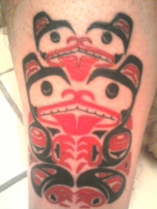 Jalmar - Haida bears tattoo