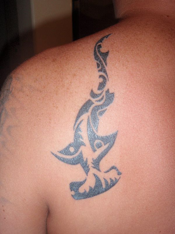 James - Hammerhead shark tattoo photo