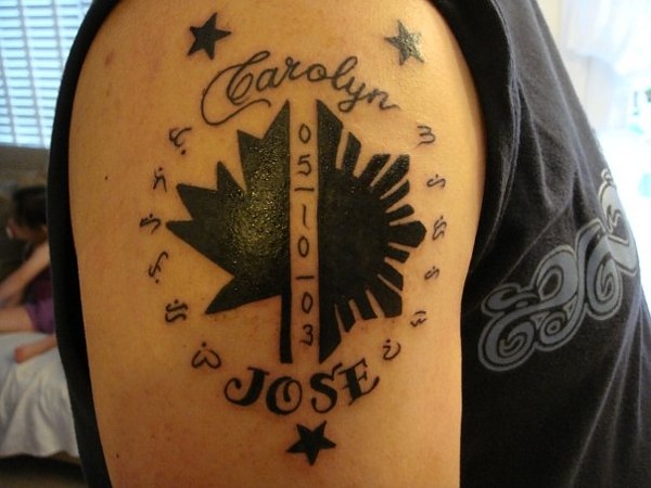 Jose - right arm tattoo photo