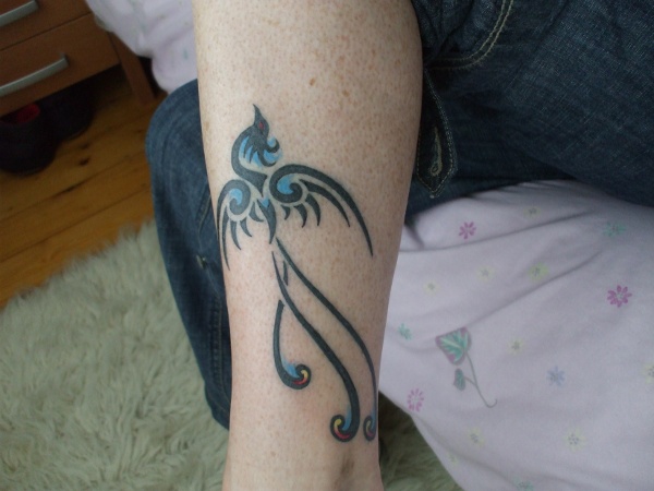 Lesley - Small phoenix tattoo photo