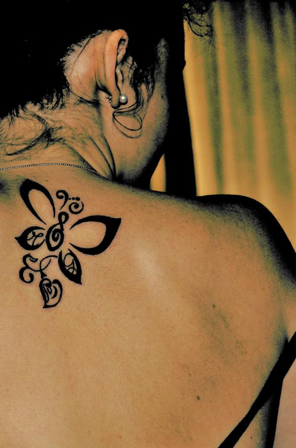 Letizia - Butterfly letters tattoo