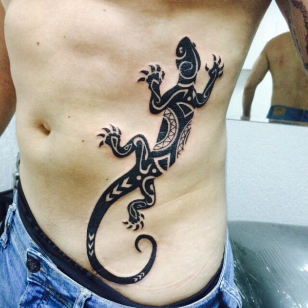 Lucas - lizard tattoo photo