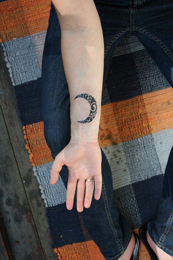 Madara - Maori moon tattoo