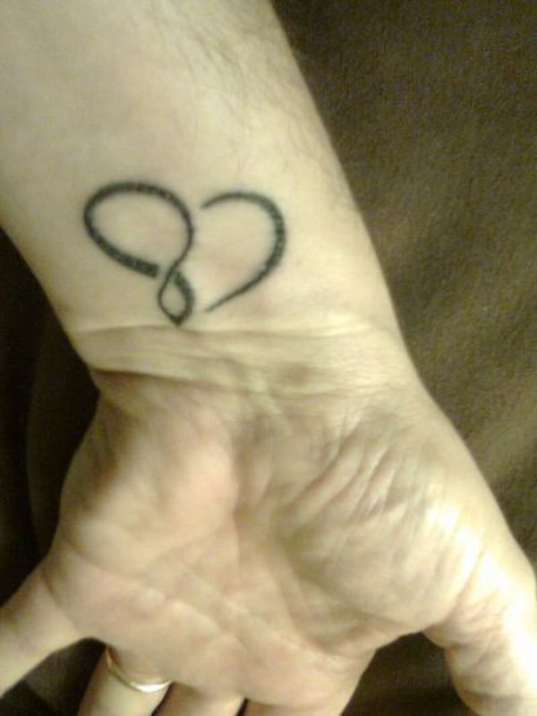 Marco - Infinity heart tattoo photo