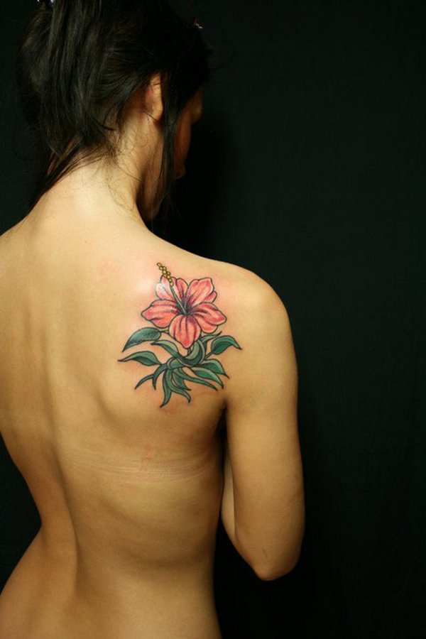 Maria - Hibiscus tattoo