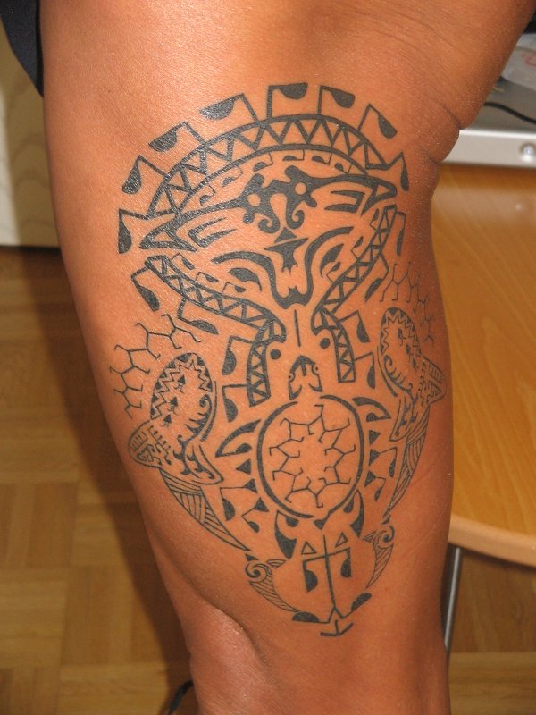 Michael - Polynesian Ocean tattoo