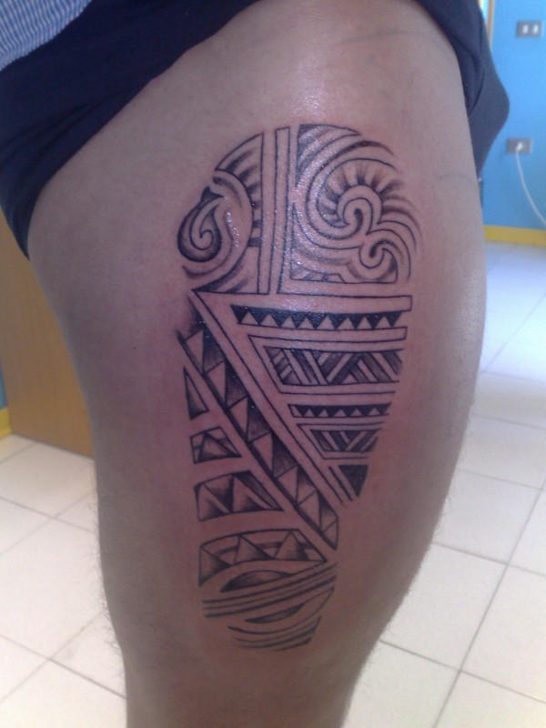 Niccolò - Polynesian tattoo photo