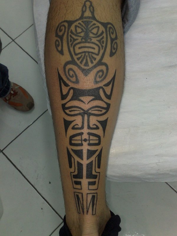 Pepe - Polynesian style tattoo