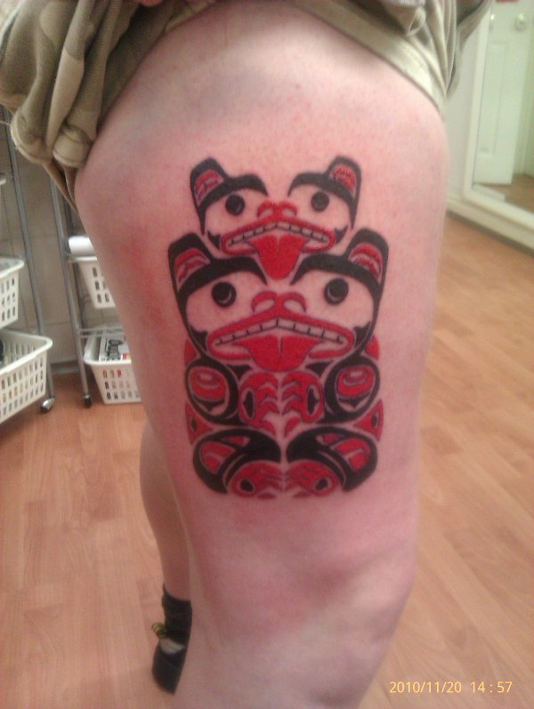 Rob - Haida bears tattoo