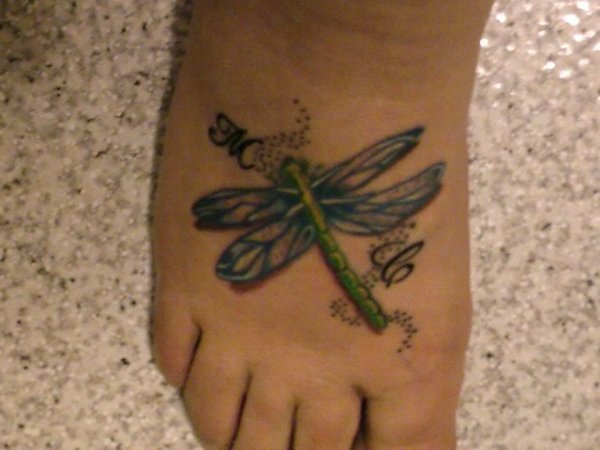 Rosaria - Dragonfly tattoo