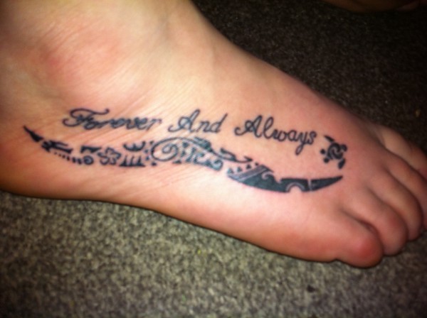 Sarah - Forever and always tattoo photo