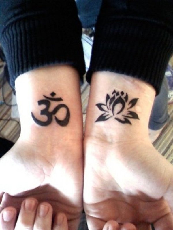 Steph - Lotus aum tattoo