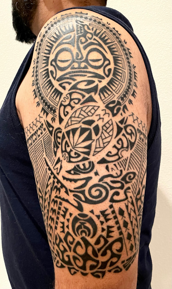 Suhail - Trimurti tattoo